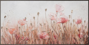 Acrylic flower painting on canvas "April"