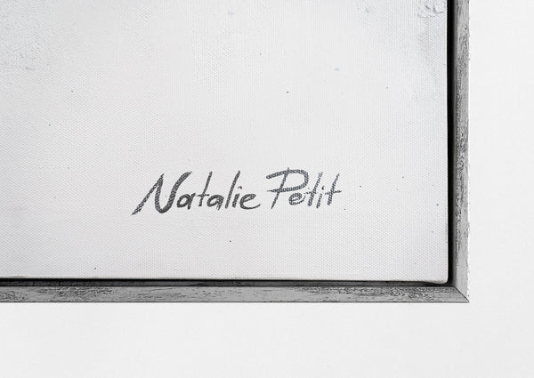 Neon wall art with frame "Heavenly Beauty"