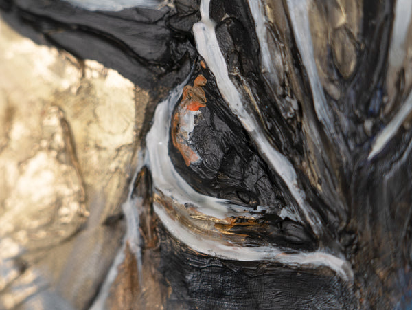 Night glow painting with frame "Echo of Nature"