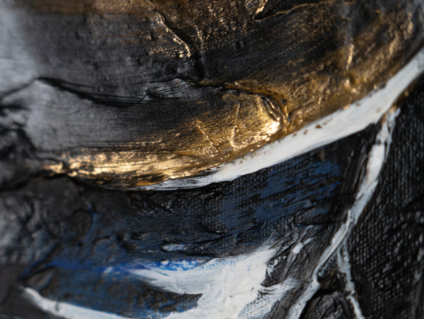 Night glow painting with frame "Echo of Nature"