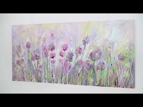 Framed painting of flowers "Flowers in the meadow"