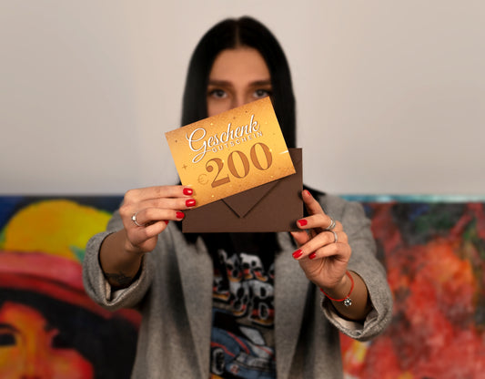We have created gift cards in different amounts!