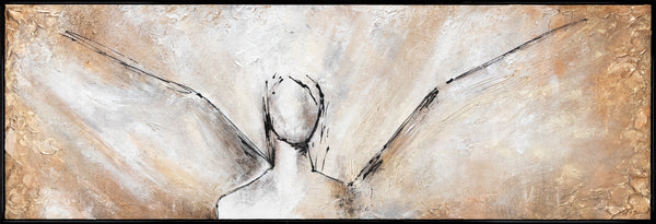 Canvas picture "Beauty" with frame 120x40 cm