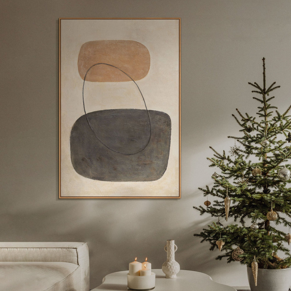 Textured painting – Hand-painted canvas “Balance of contrasts”