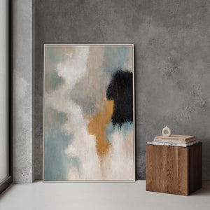 Handgemaltes Acrylgemälde „Lichtübergänge“ – Moderne Kunst auf Leinwand