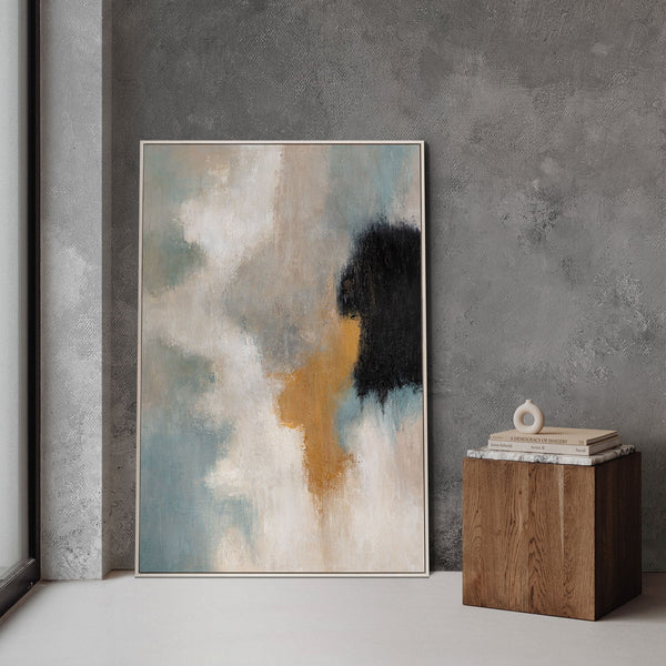 Handgemaltes Acrylgemälde „Lichtübergänge“ – Moderne Kunst auf Leinwand