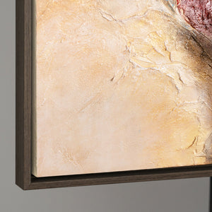 Abstraktes Gemälde mit Rahmen „Musik in Farbe“ – Handgemalte Kunst auf Leinwand