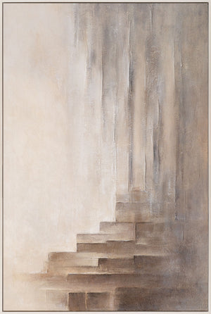 Abstrakte Wandkunst in ruhigen Farbtönen für moderne Interieurs