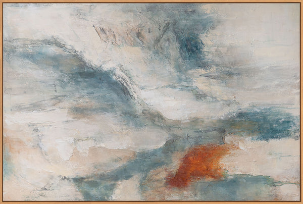 Modernes abstraktes Wandbild mit Struktur und zeitloser Ästhetik