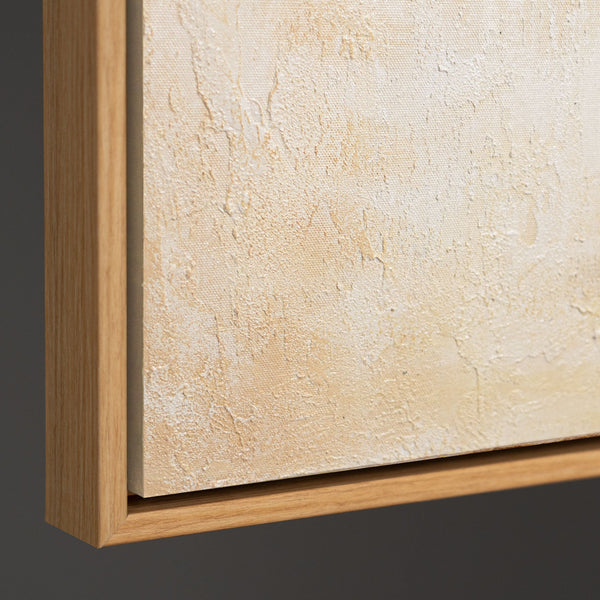 Modernes abstraktes Gemälde gerahmt für zeitgemäße Wohnkonzepte