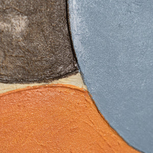 Abstrakte Wandkunst in ruhigen Farbtönen für moderne Interieurs