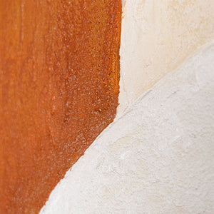 Modernes abstraktes Gemälde für stilvolle Innenräume in neutralen Farben