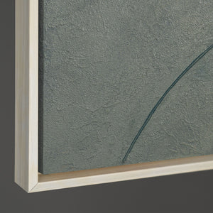 Detailaufnahme der Textur eines modernen abstrakten Wandbildes