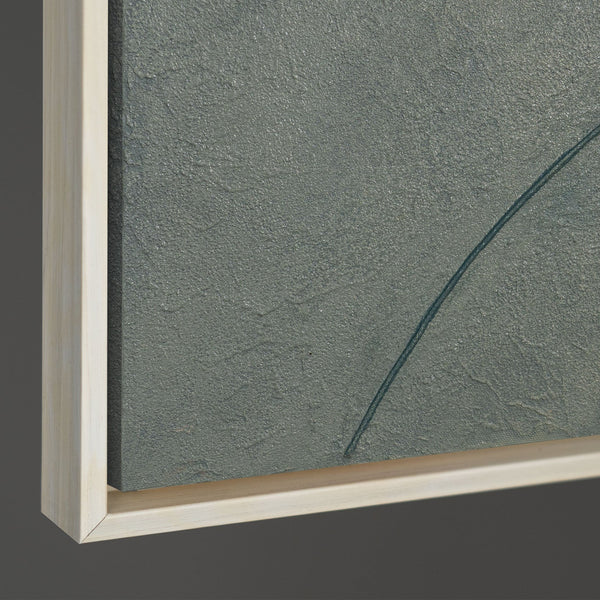 Detailaufnahme der Textur eines modernen abstrakten Wandbildes