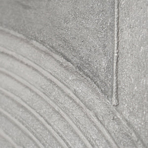 Modern painted pictures in a frame, a calm canvas painting "Grey Chord"