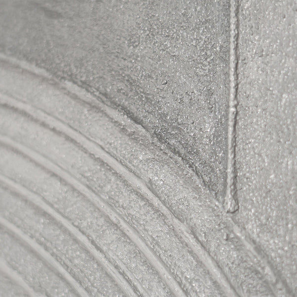 Modern painted pictures in a frame, a calm canvas painting "Grey Chord"