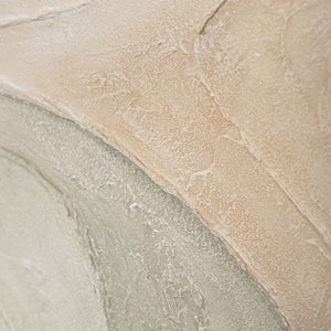 Acrylic painting with texture in the frame "Traces of Rain"