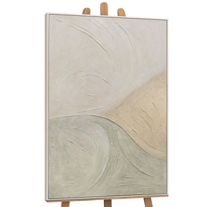 Detailaufnahme der Textur eines modernen abstrakten Wandbildes