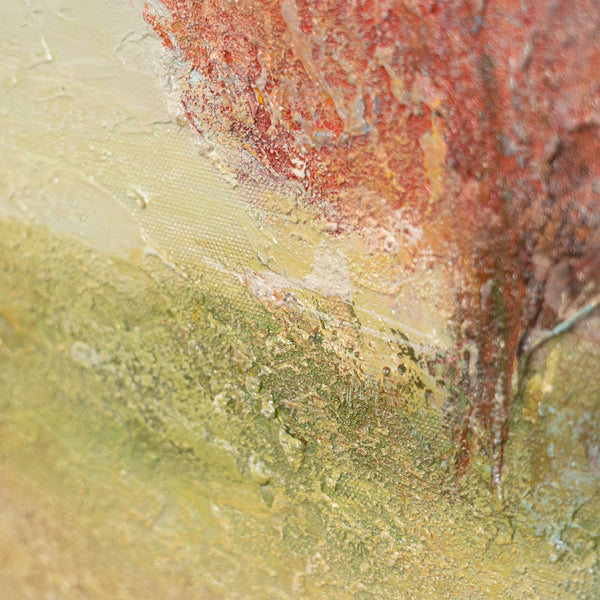 Abstrakte Wandkunst in ruhigen Farbtönen für moderne Interieurs