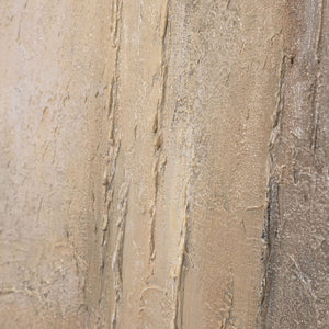 Minimalistisches abstraktes Gemälde mit strukturierter Oberfläche