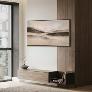 Modern Canvas Painting "Traces of the Wind" – Hand-Painted Abstract Landscape