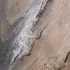 Zeitgenössische abstrakte Wandkunst mit Struktur, minimalistisches Design