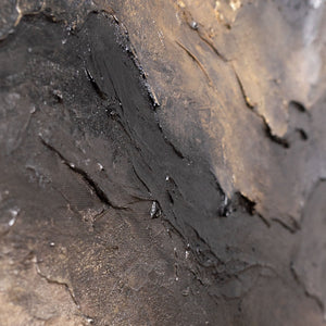 Abstraktes Wandbild mit harmonischen Formen und natürlicher Farbwirkung