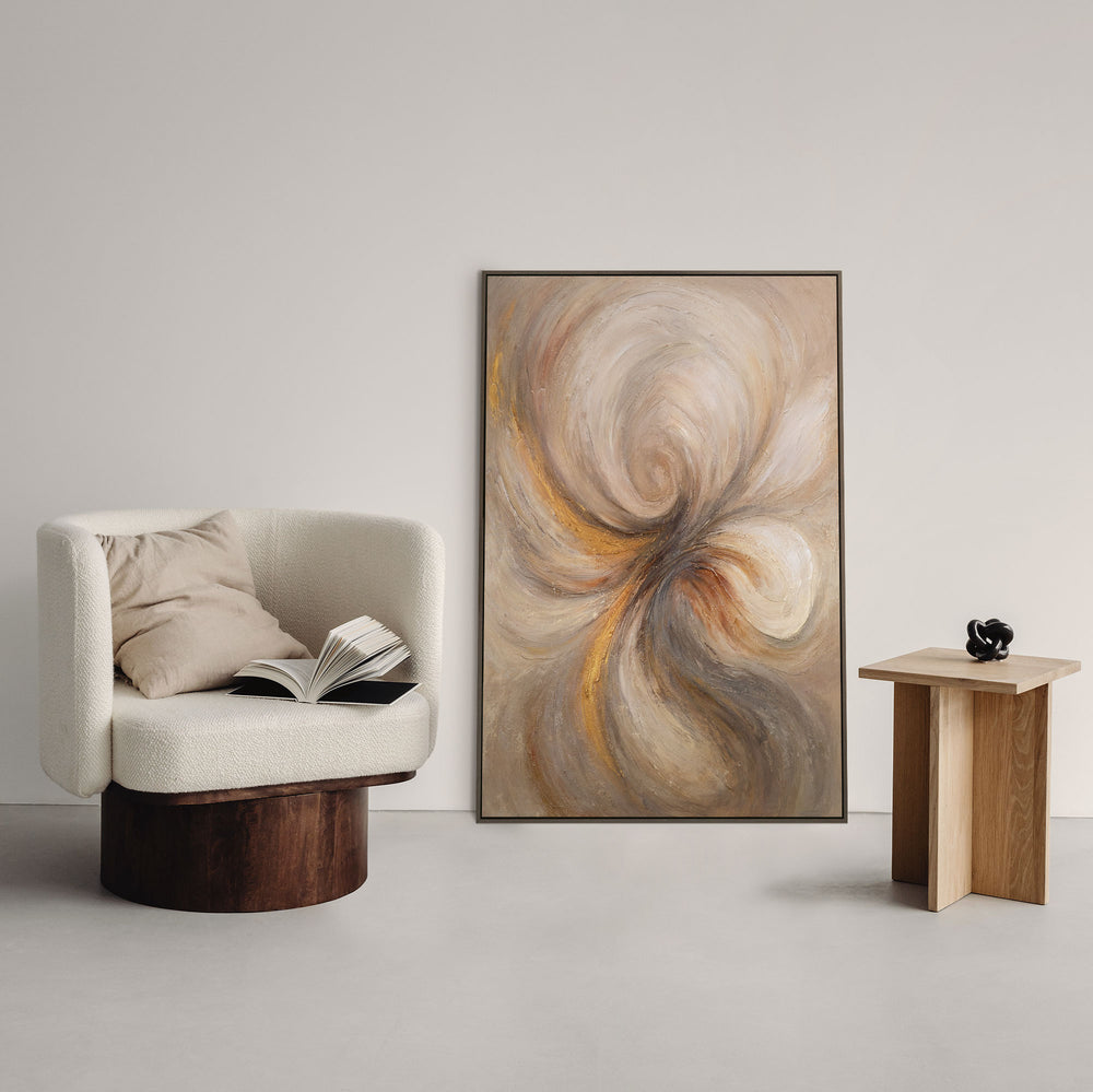 Abstract Canvas Painting "Energy of the Flow" – Modern Art for Living Room