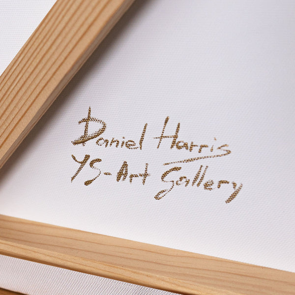 Abstraktes Wandbild in Beige und Creme mit fließender Struktur, moderne Kunst auf Leinwand