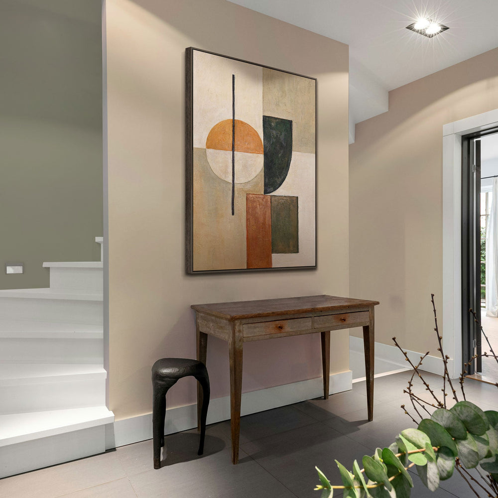Modern Wall Art "Balance" – Abstract Acrylic Painting with Texture