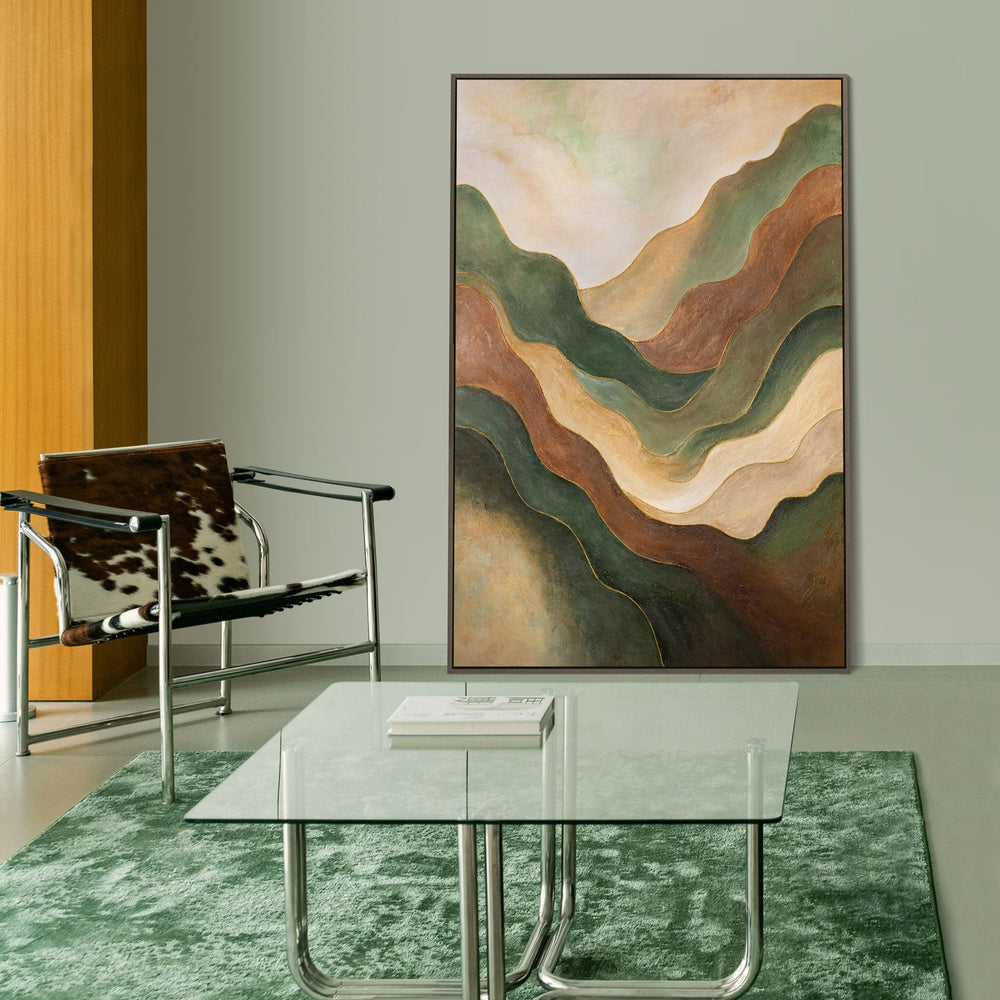 Modern Wall Art "Balance" – Abstract Acrylic Painting with Texture