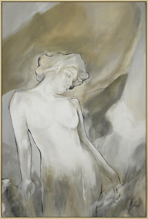 Handgemaltes Acrylbild mit Rahmen