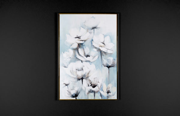 Flower canvas painting with frame "Floral sweetness"