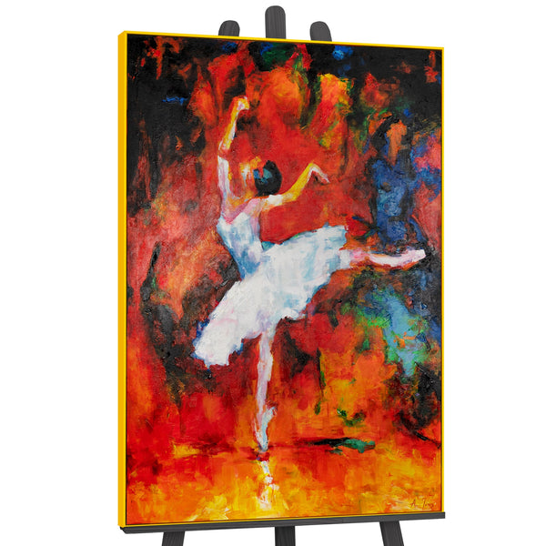 Wall art for living room with frame "Magical ballet"
