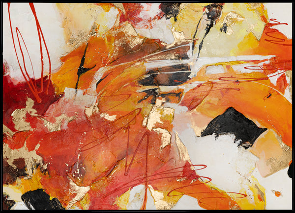 Acrylmalerei auf Leinwand Detail