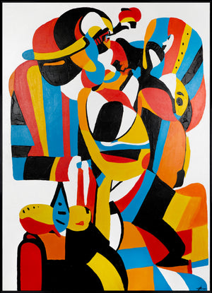 Handgemaltes Acrylbild auf Leinwand