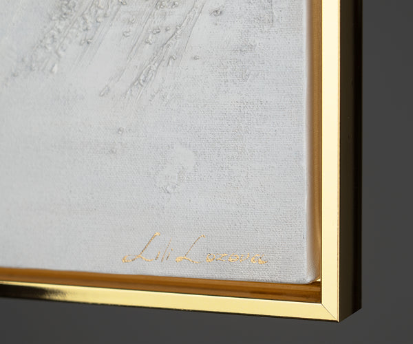 Framed triptych wall art "Sparkling shades"