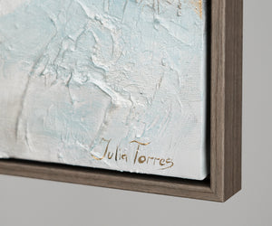 Triptych art with grey frame "Abstract Patterns"