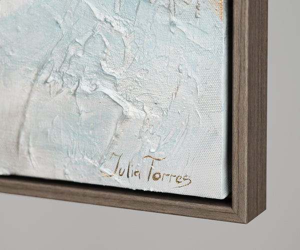 Triptych art with grey frame "Abstract Patterns"