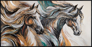 Canvas Painting "Energy in Motion" – Dynamic Horses Artwork