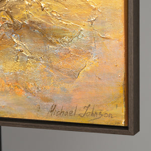 Handgemalte religiöse Kunst „Strahlkraft des Glaubens“ – Christus am Meer