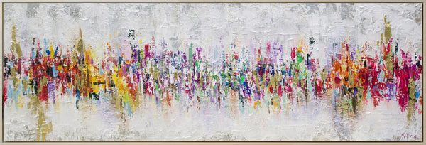 Abstrakte Wandkunst modern