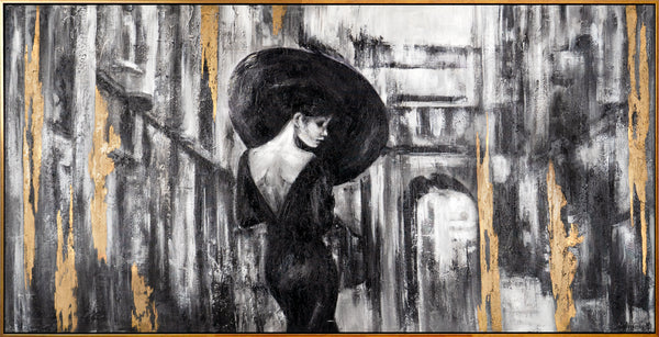 Pictures for the living room "Filmstrip" Wall pictures black and white with frame