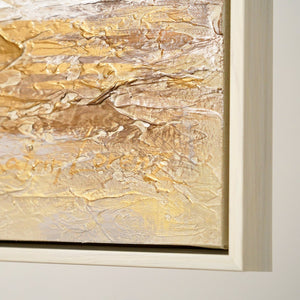 Textured canvas wall art "Solar glare"