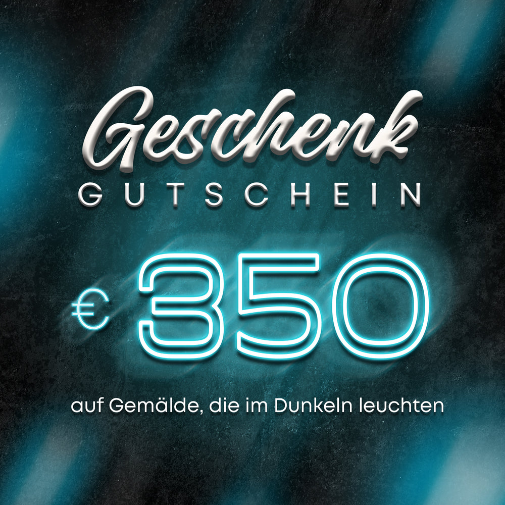Gift card for a luminous painting 350 euros