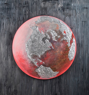 Glow in dark wall decor "Earth"