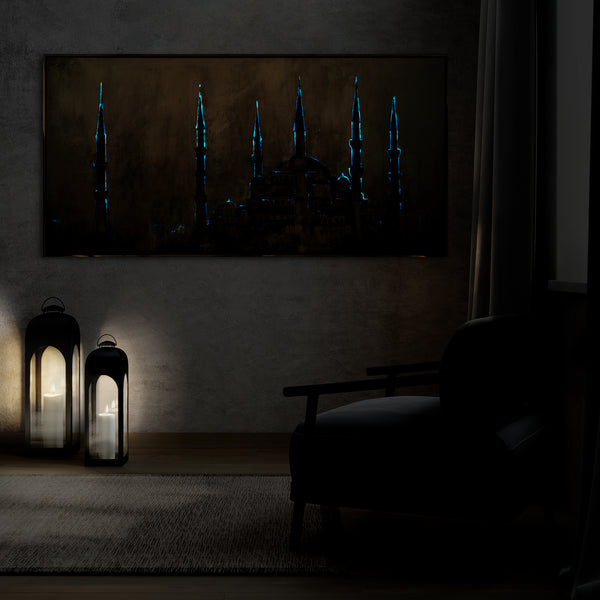 Abstrakte Wandkunst modern