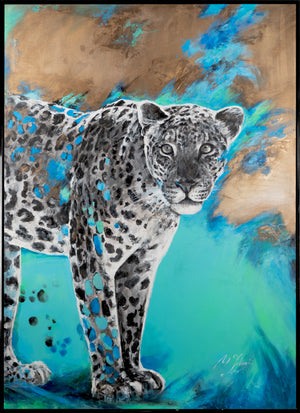 Luminous painting with frame "Skill and strength"