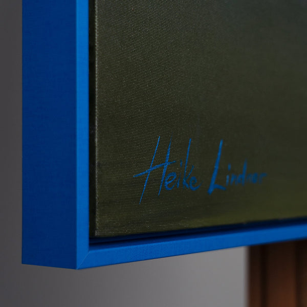 Glow in the dark wall decor with frame "Forest Horizons"