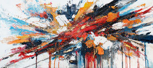 Künstlerische Acrylmalerei Struktur Deko